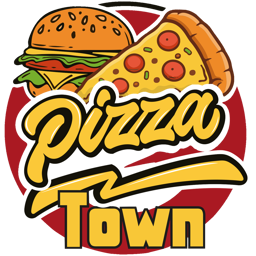 Pizza Town logo.